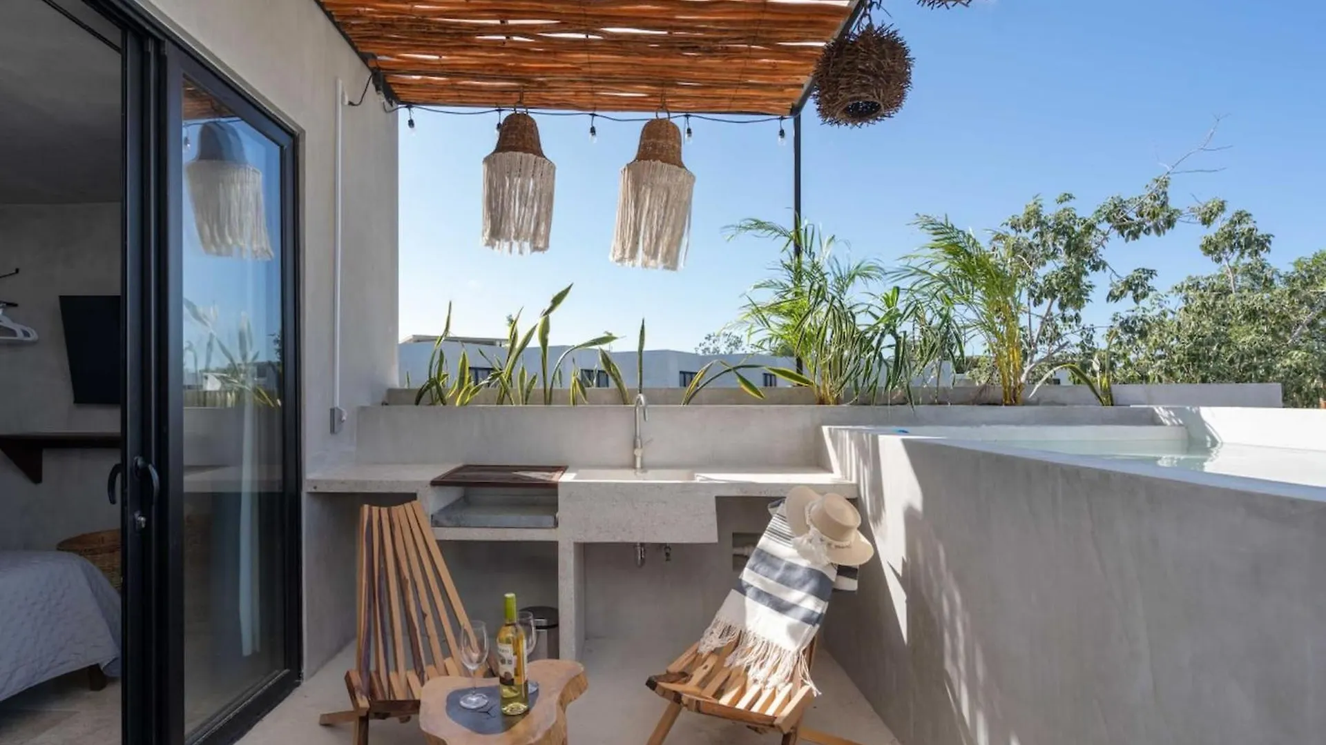 513 Seremonia Selva Private Pool & Grill 2 Bedroom Apartment Tulum